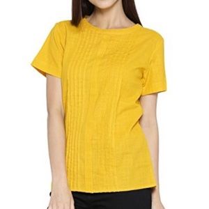 Cotton pleated Top